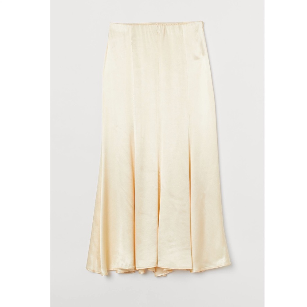 NWT ankle length fluted skirt